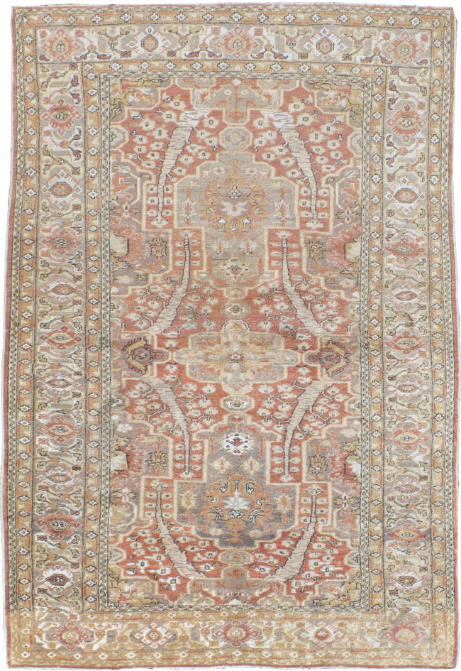 Antique Turkish Sivas Throw Rug, No.10416 - Staging