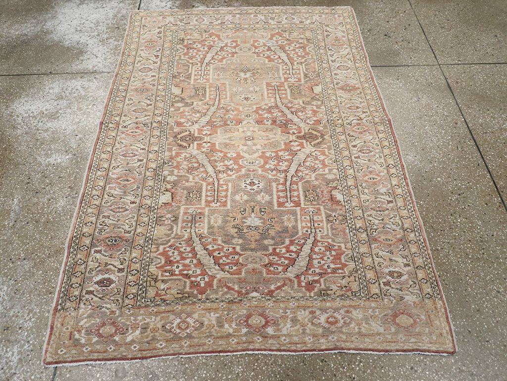 Antique Turkish Sivas Throw Rug, No.10416 - Staging