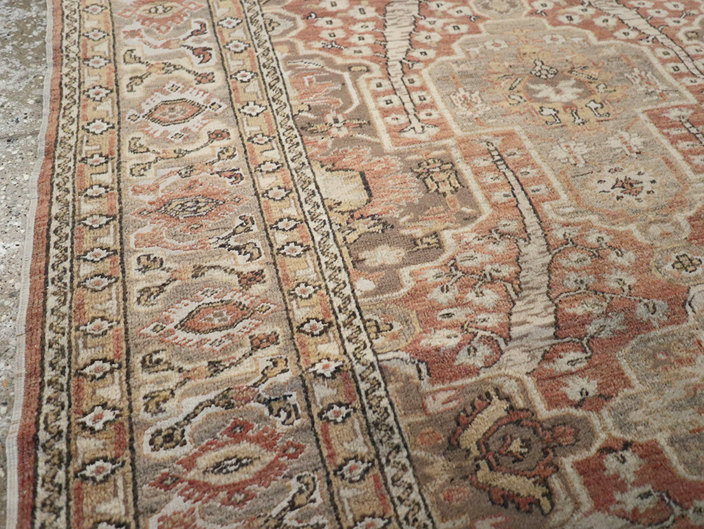 Antique Turkish Sivas Throw Rug, No.10416 - Staging