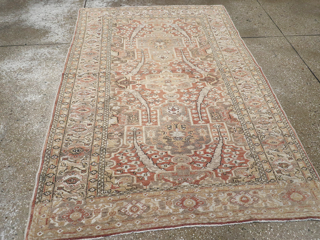 Antique Turkish Sivas Throw Rug, No.10416 - Staging