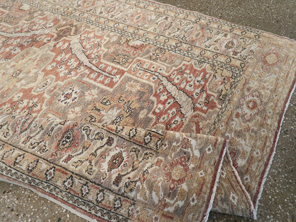 Antique Turkish Sivas Throw Rug, No.10416 - Staging