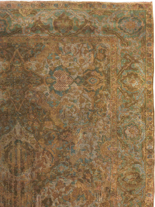Antique Indian Lahore Carpet, No.10460 - Staging
