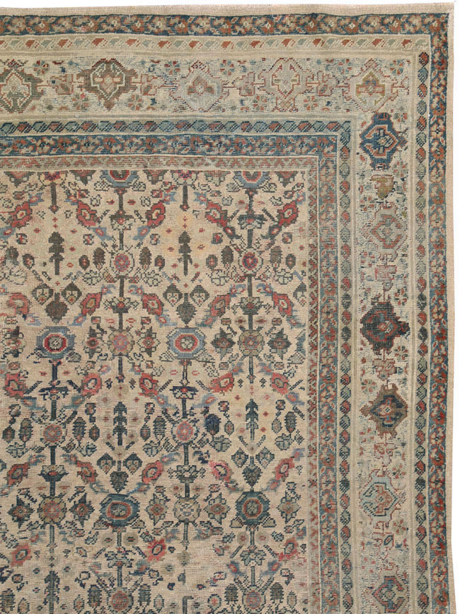 Antique Persian Mahal Carpet, No.10494 - Staging