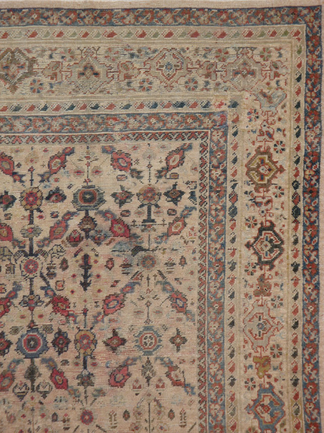 Antique Persian Mahal Carpet, No.10494 - Staging