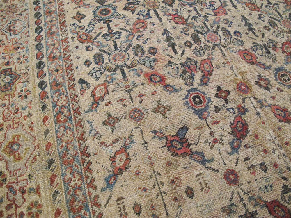 Antique Persian Mahal Carpet, No.10494 - Staging