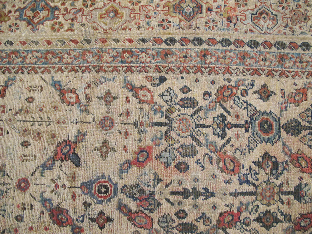 Antique Persian Mahal Carpet, No.10494 - Staging