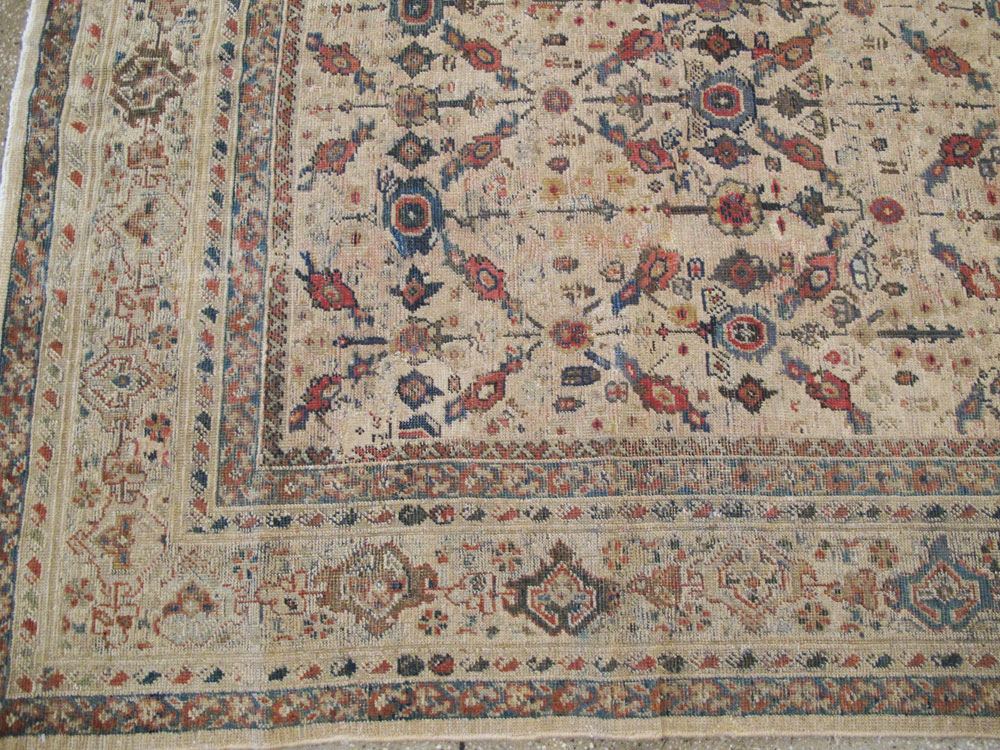 Antique Persian Mahal Carpet, No.10494 - Staging