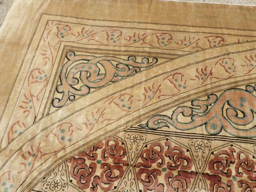 Antique Indian Lahore Carpet, No.10556 - Staging