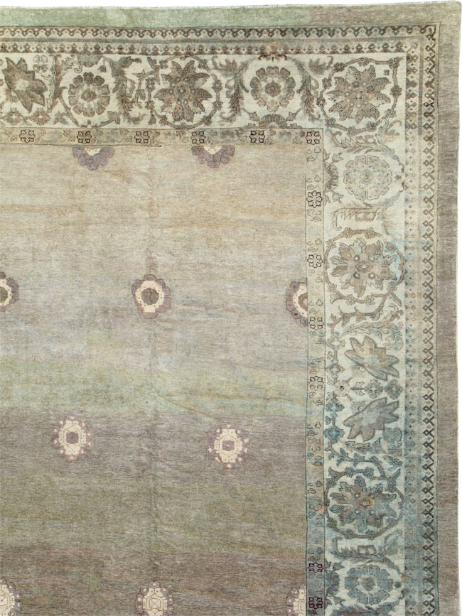 Antique Indian Amritsar Carpet, No.10581 - Staging