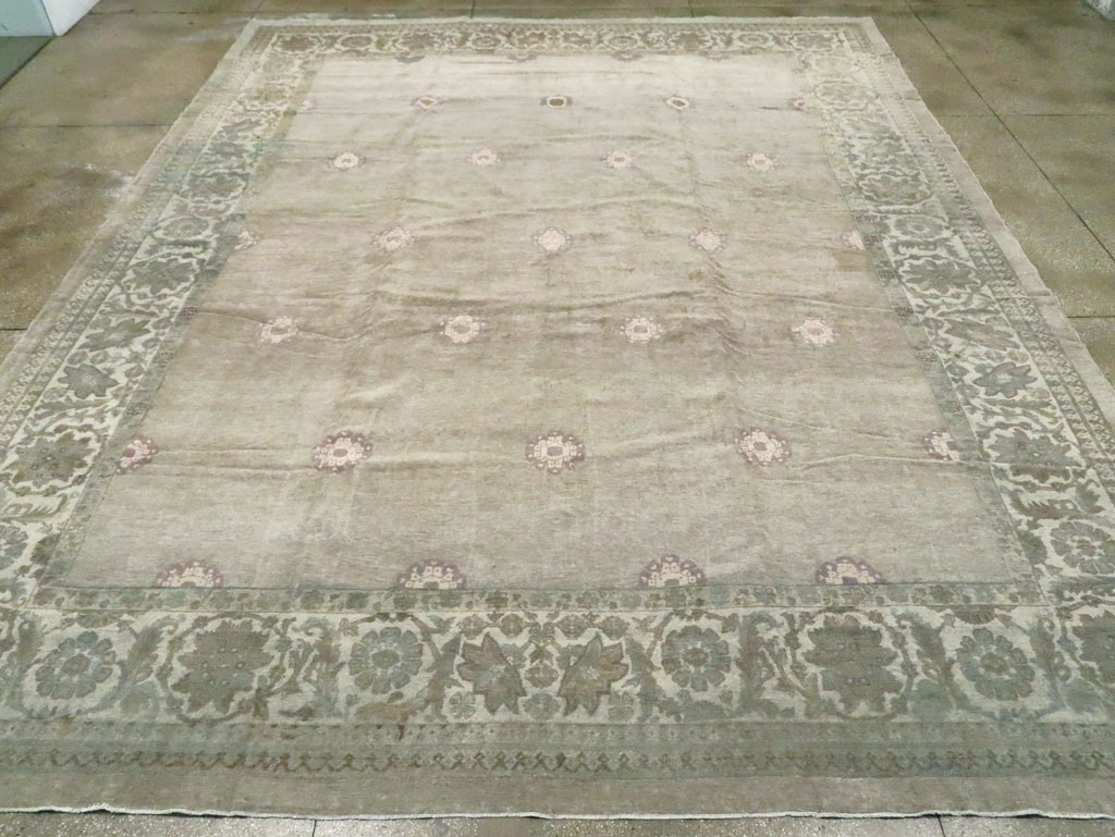 Antique Indian Amritsar Carpet, No.10581 - Staging