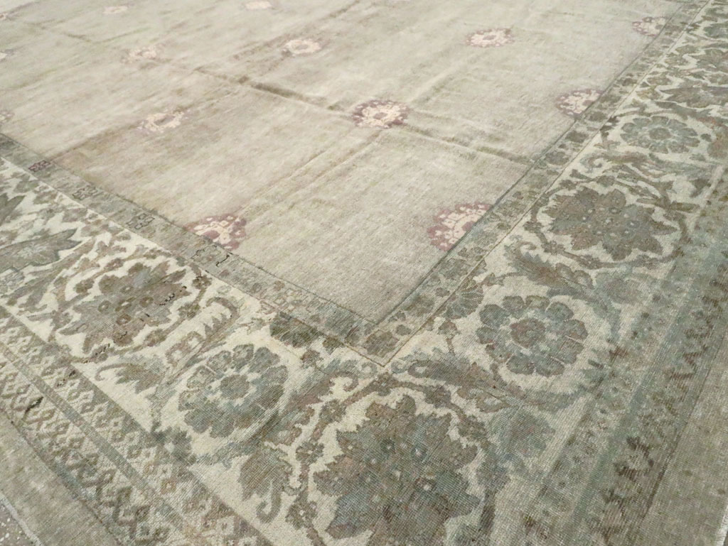 Antique Indian Amritsar Carpet, No.10581 - Staging