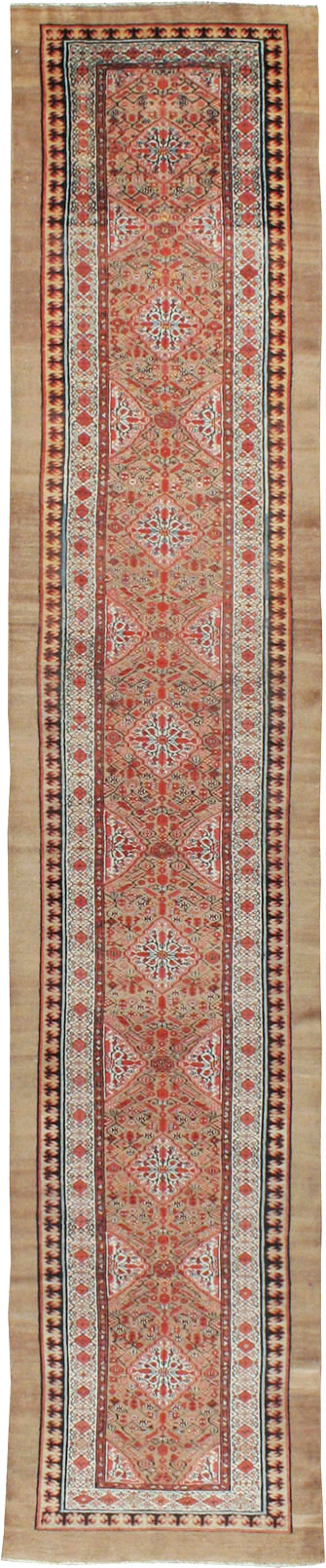 Antique Persian Serab Runner, No.10616 - Staging
