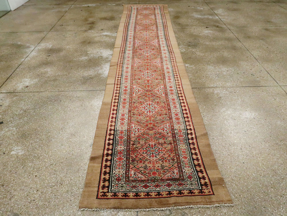 Antique Persian Serab Runner, No.10616 - Staging