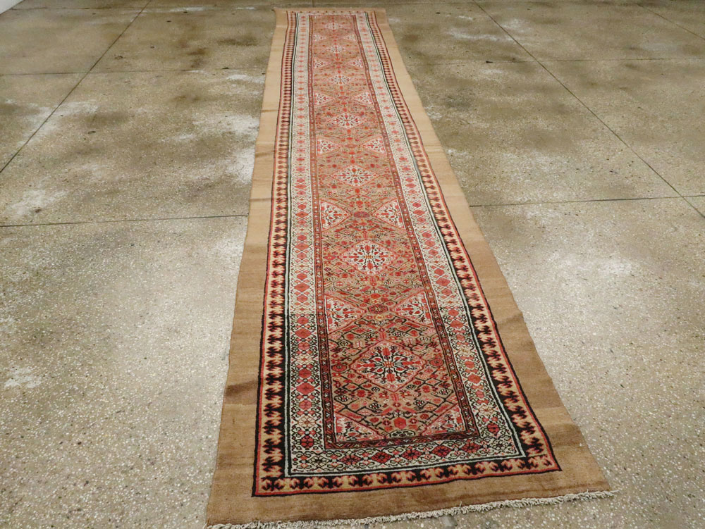 Antique Persian Serab Runner, No.10616 - Staging