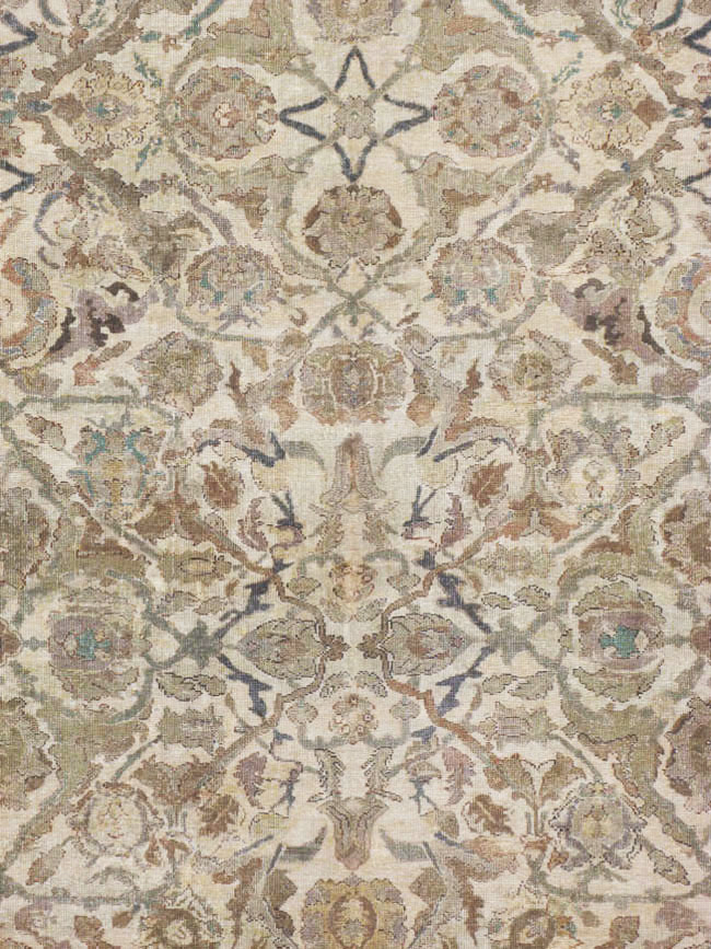 Antique Indian Amritsar Long and Narrow Carpet, No.10643 - Staging