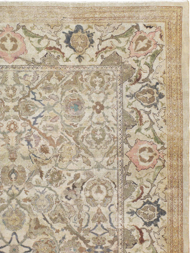 Antique Indian Amritsar Long and Narrow Carpet, No.10643 - Staging