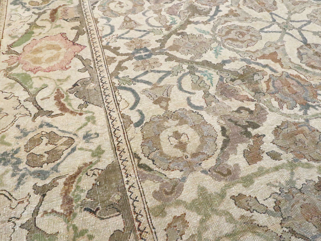 Antique Indian Amritsar Long and Narrow Carpet, No.10643 - Staging