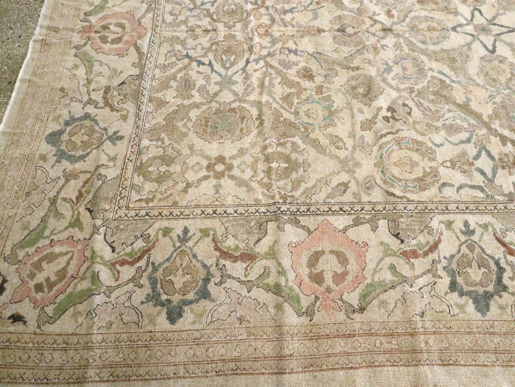 Antique Indian Amritsar Long and Narrow Carpet, No.10643 - Staging