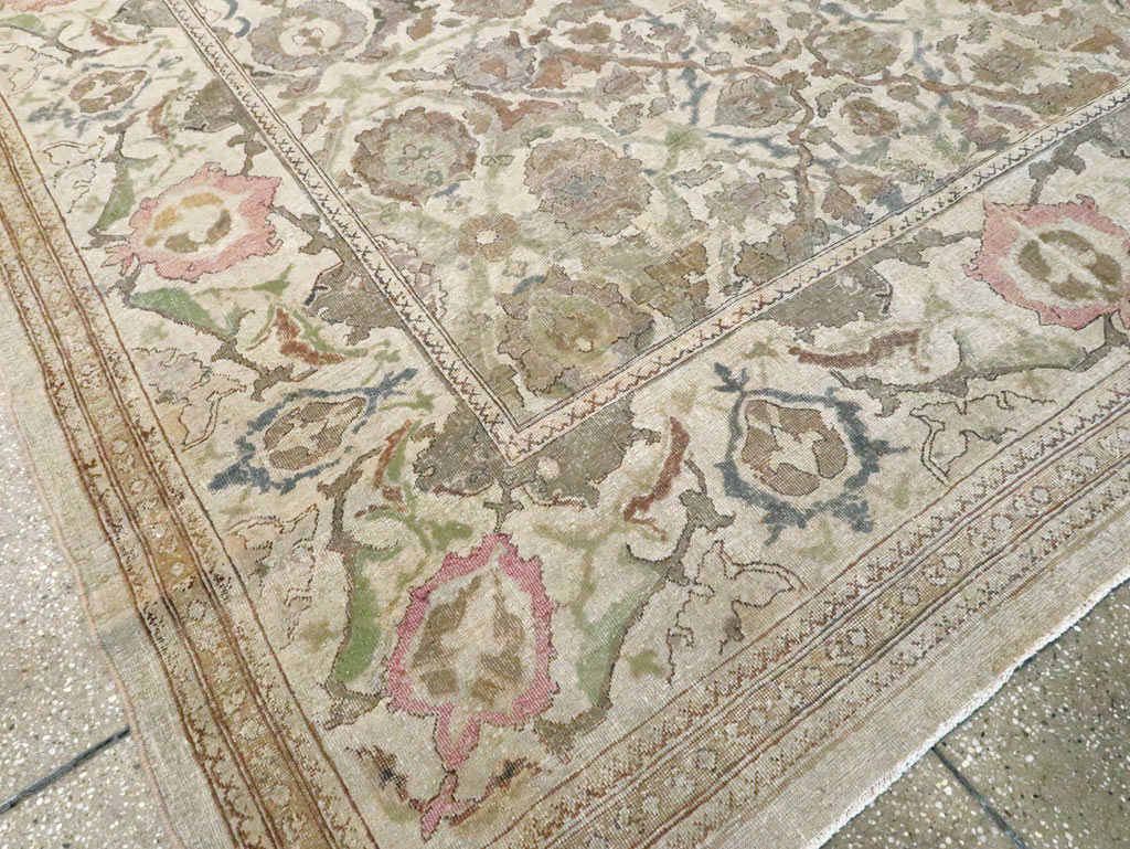 Antique Indian Amritsar Long and Narrow Carpet, No.10643 - Staging