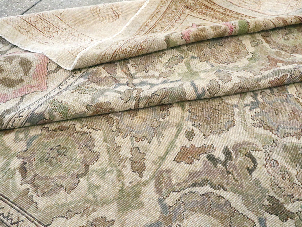 Antique Indian Amritsar Long and Narrow Carpet, No.10643 - Staging