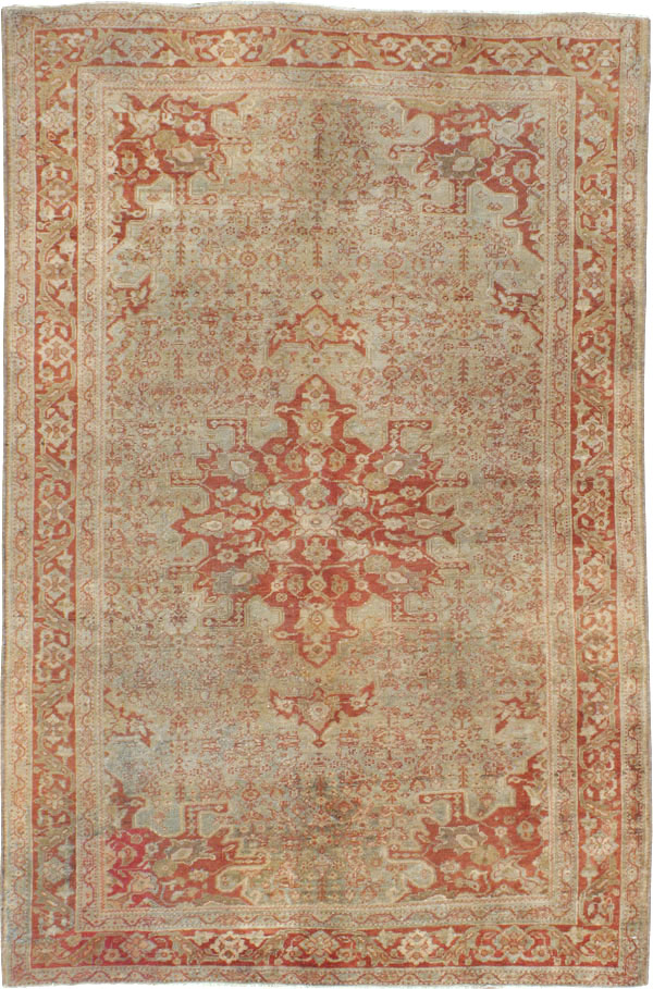 Antique Sarouk Farahan Rug, No.10669 - Staging