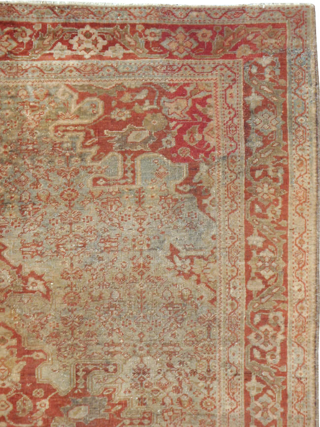 Antique Sarouk Farahan Rug, No.10669 - Staging