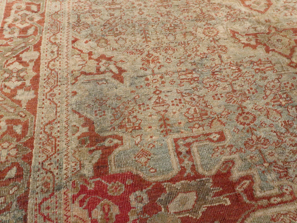 Antique Sarouk Farahan Rug, No.10669 - Staging