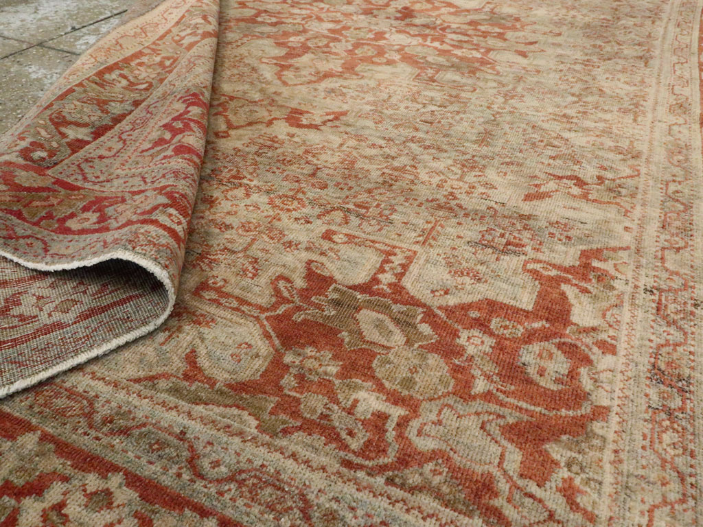 Antique Sarouk Farahan Rug, No.10669 - Staging