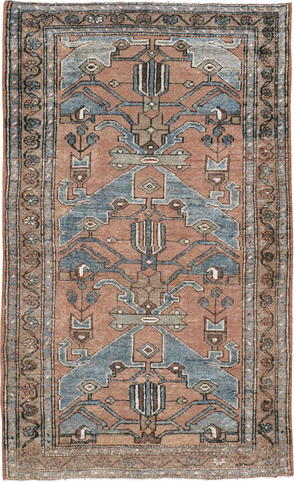 Antique Persian Malayer Rug, No.10742 - Staging