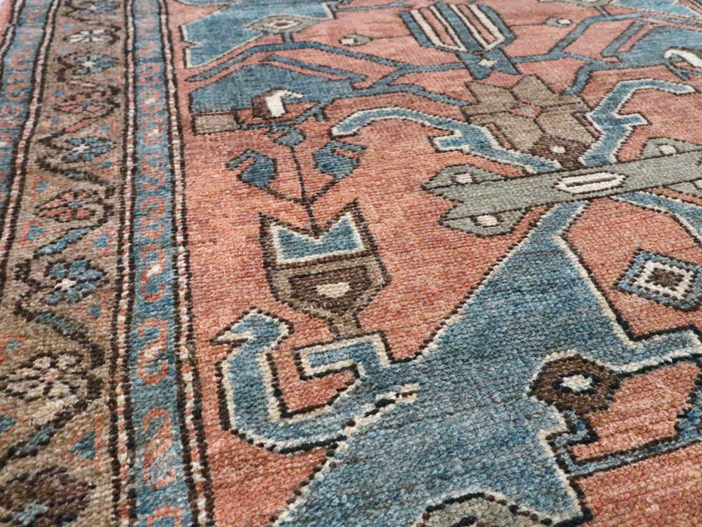 Antique Persian Malayer Rug, No.10742 - Staging