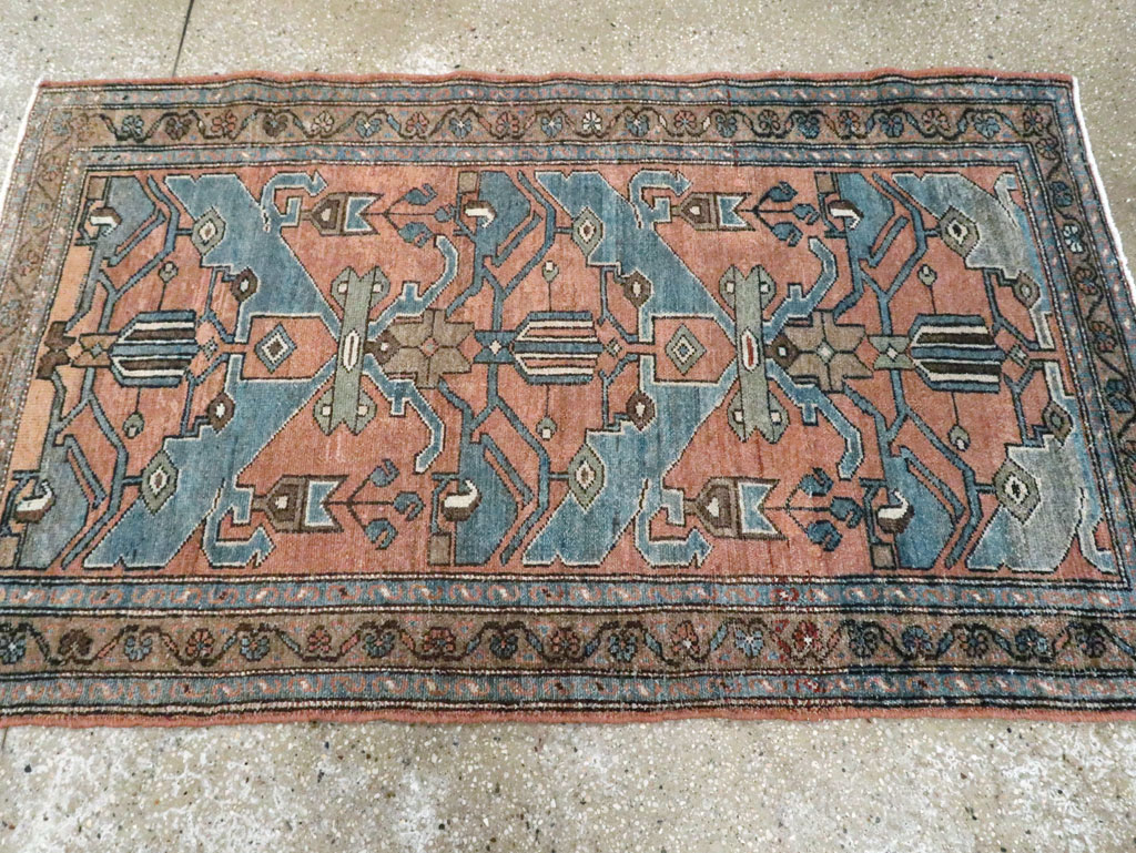 Antique Persian Malayer Rug, No.10742 - Staging