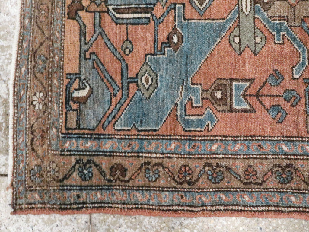 Antique Persian Malayer Rug, No.10742 - Staging