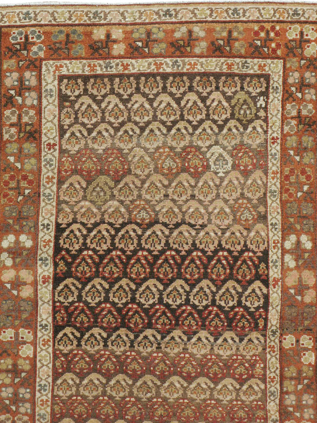 Antique Kurdish Runner, No.10757 - Staging