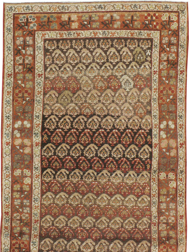 Antique Kurdish Runner, No.10757 - Staging