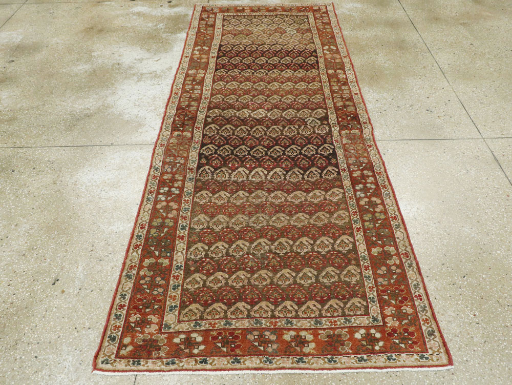 Antique Kurdish Runner, No.10757 - Staging