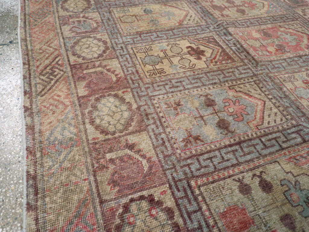 Antique East Turkestan Khotan Gallery Carpet, No.10772 - Staging