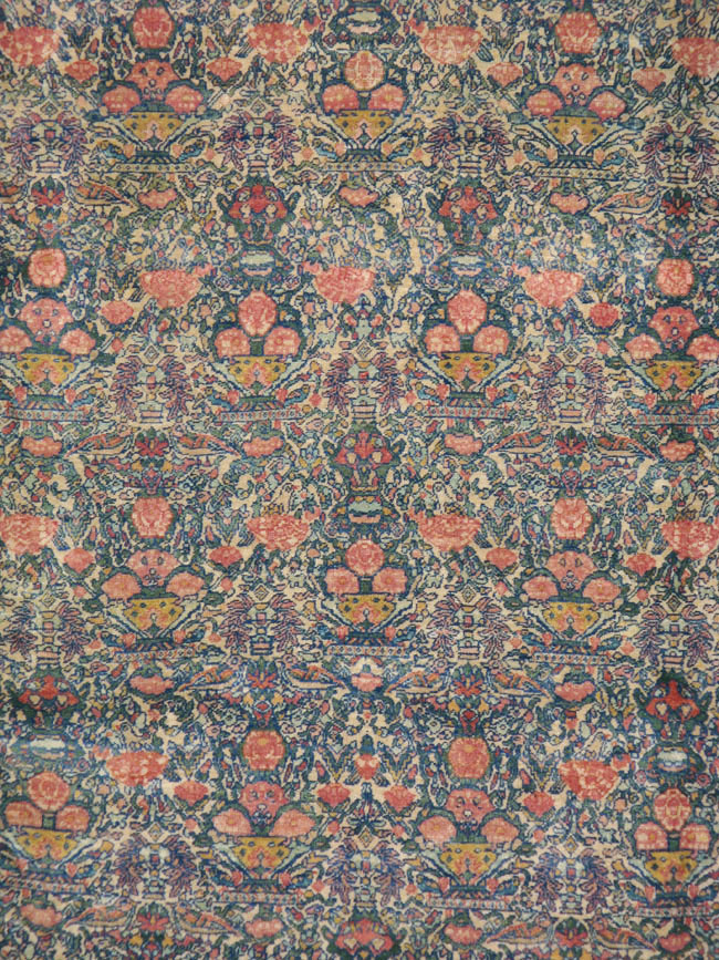 Antique Persian Tehran Carpet, No.10812 - Staging