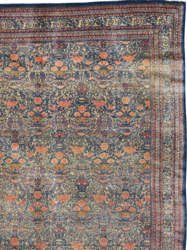 Antique Persian Tehran Carpet, No.10812 - Staging