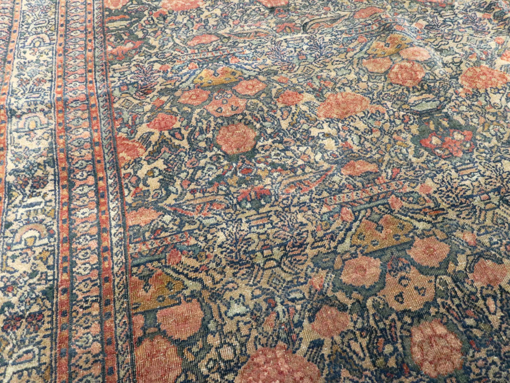 Antique Persian Tehran Carpet, No.10812 - Staging