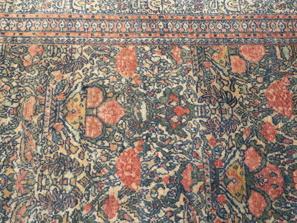 Antique Persian Tehran Carpet, No.10812 - Staging