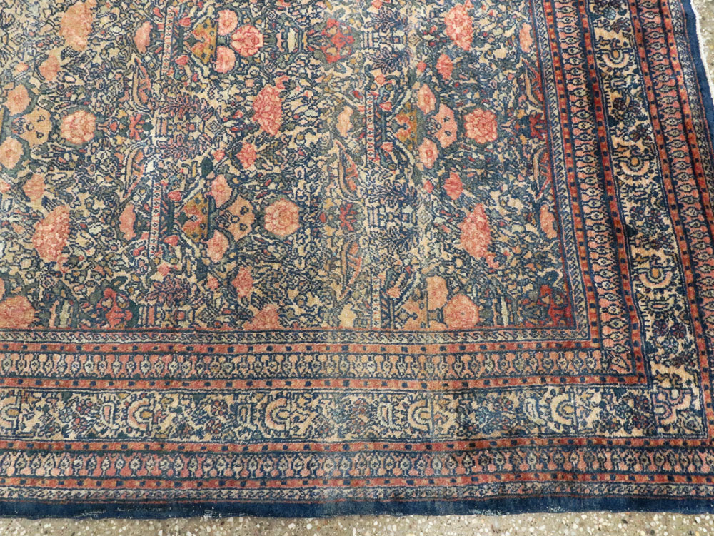 Antique Persian Tehran Carpet, No.10812 - Staging