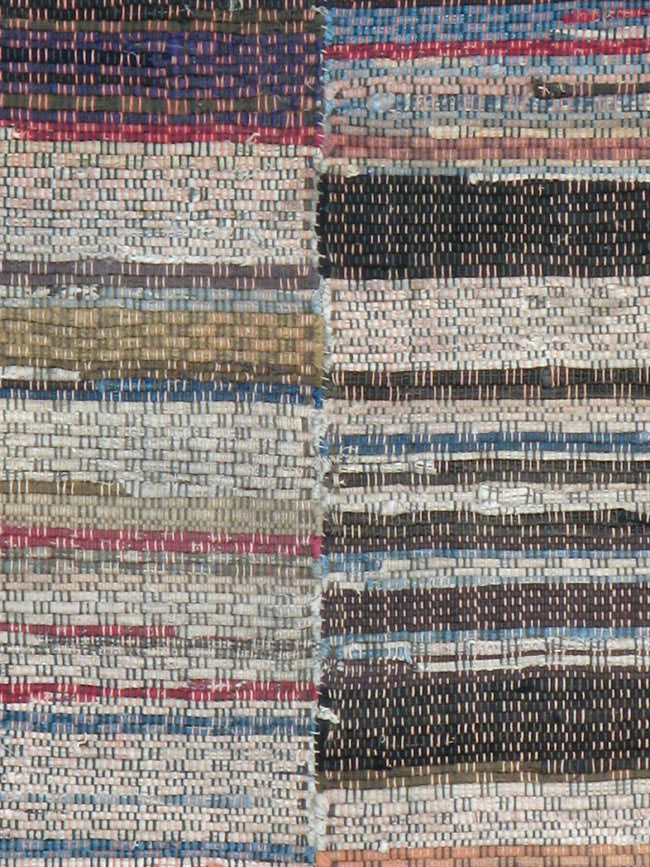 Vintage American Rag Rug, No.10817 - Staging