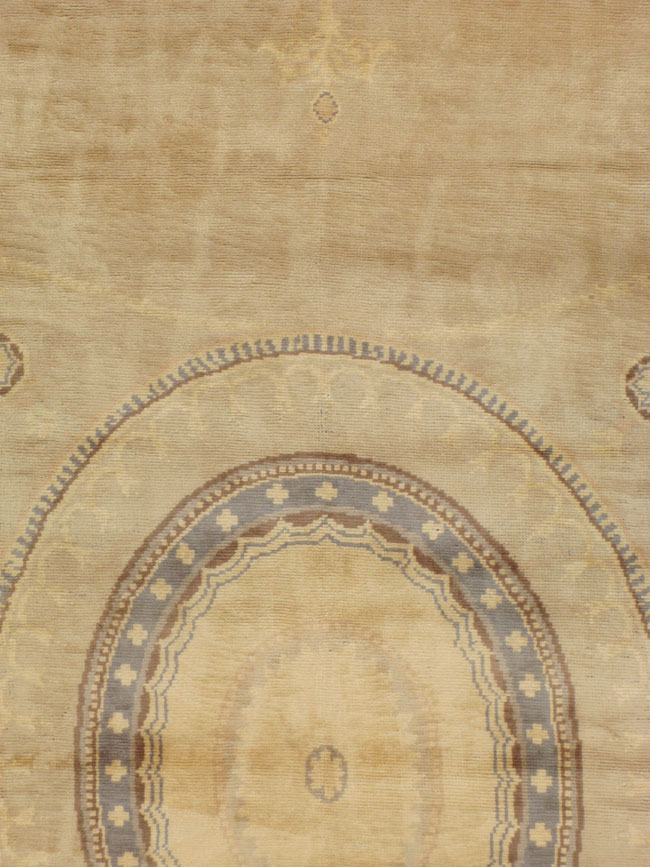 Antique European Savonnerie Carpet, No.10832 - Staging