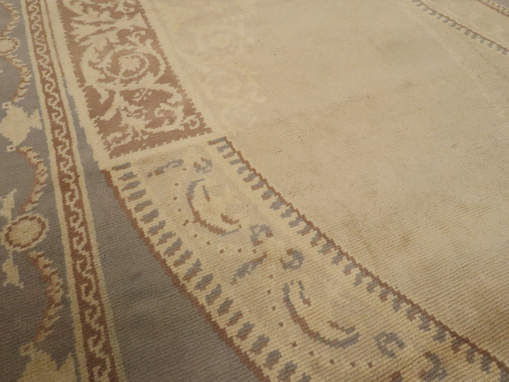 Antique European Savonnerie Carpet, No.10832 - Staging