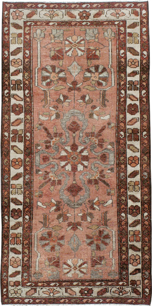 Antique Persian Malayer Rug, No.10856 - Staging
