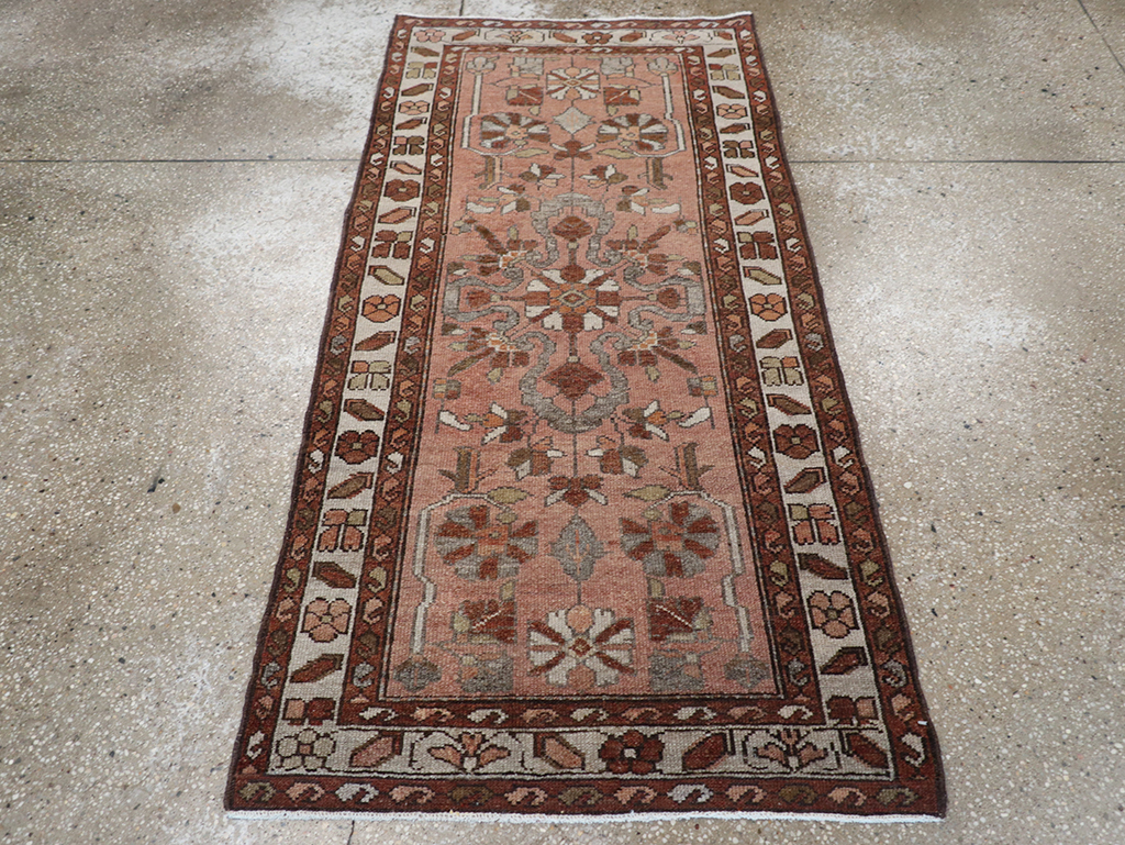 Antique Persian Malayer Rug, No.10856 - Staging