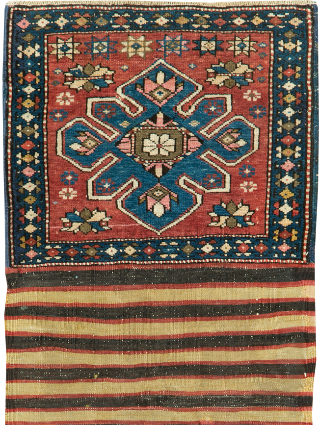 Antique Northwest Persian Bag Face Runner, No.10890 - Staging