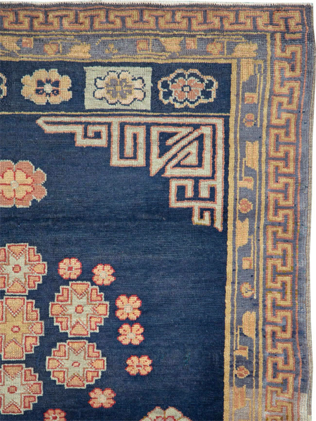 Antique East Turkestan Khotan Rug, No.11019 - Staging