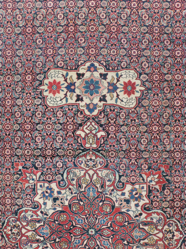 Antique Persian Khorossan Carpet, No.11058 - Staging