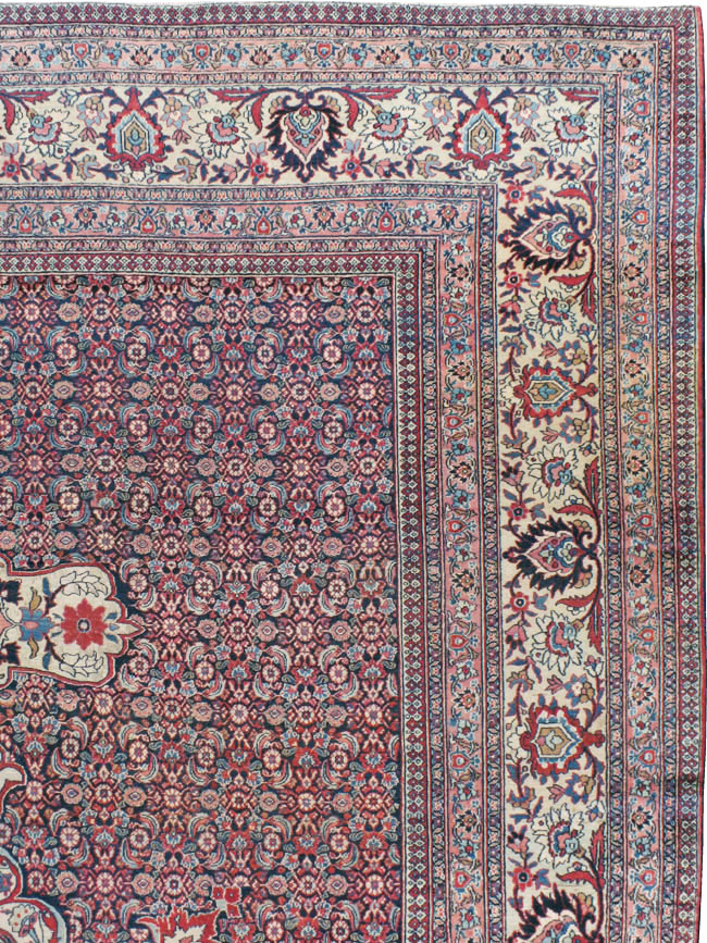 Antique Persian Khorossan Carpet, No.11058 - Staging